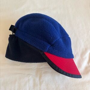 Vintage Patagonia Synchilla Fleece Duckbill Hat Color Block